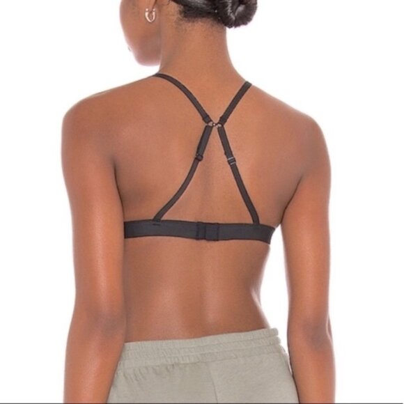 Free People Black Bra Oh Scuba Bralette Adjustable XS 32A 32B 32C - Picture 4 of 7